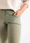 d.e.c.k by Decollage Skinny Trousers, Khaki Green