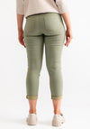 d.e.c.k by Decollage Skinny Trousers, Khaki Green