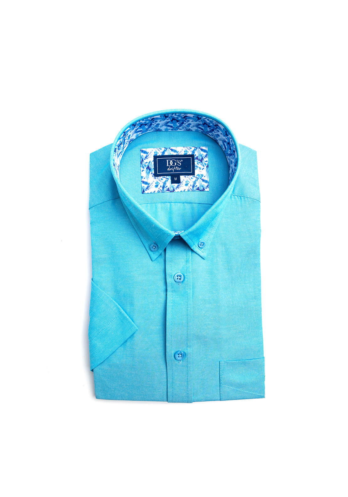 Daniel Grahame Ivano Short Sleeve Shirt, Blue - McElhinneys