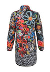 Dolcezza Floral Print Quilted Coat, Multi