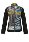 Dolcezza Abstract Print Contrast Jacket, Multi