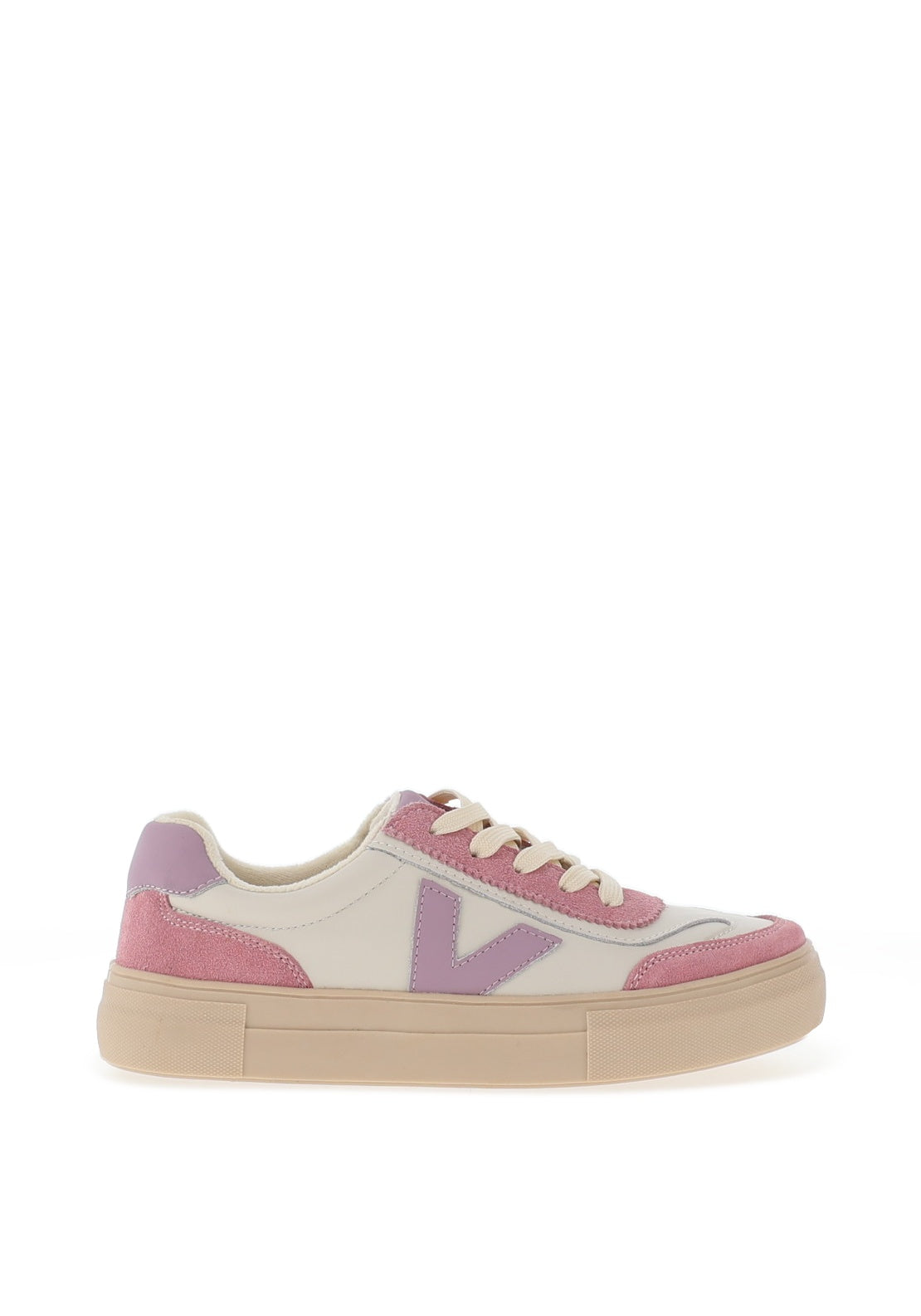 Drilleys Eighty Fleece Lined Platform Trainers, Mystic Lilac - McElhinneys