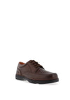 Dubarry Men's Bide Leather Casual Shoe, Dark Brown