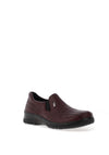 Dubarry Ember Leather Slip on Shoe, Burgundy