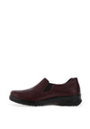 Dubarry Ember Leather Slip on Shoe, Burgundy