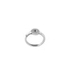 Dyrberg/Kern Compliments Ring 6 Crystal Ring, Silver Size 0