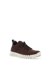 Ecco Mens Gruuv Trainers, Brown