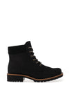 Ecco Elaina Suede Military Boots, Black