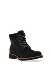 Ecco Elaina Suede Military Boots, Black