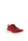 Ecco Biom 2.2 Leather Lace Up Trainers, Red