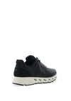 Ecco Leather Lace Up Trainers, Black