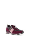 Marco Tozzi Low Wedge Trainers, Berry Combo