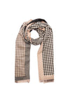 Elie Beaumont Houndstooth Scarf, Black and Beige