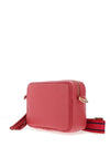 Elie Beaumont Leather Crossbody Bag, Strawberry Red