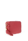 Elie Beaumont Leather Crossbody Bag, Strawberry Red