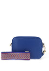 Elie Beaumont Leather Crossbody Bag, Royal Blue