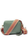 Elie Beaumont Leather Aztec Strap Crossbody Bag, Mint Green