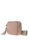 Elie Beaumont Leather Crossbody Bag, Blush Pink