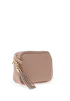 Elie Beaumont Leather Crossbody Bag, Blush Pink