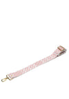 Elie Beaumont Chevron Crossbody Bag Strap, Pink and White