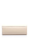 Emis Leather Embellished Clutch Bag, Rose Gold