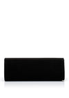 Emis Suede Embellished Clutch Bag, Black