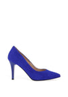 Emis Pointed Toe Suede Stiletto Heels, Cobalt Blue