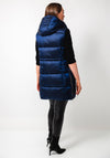 Leon Collection Padded Hooded Gilet, Navy