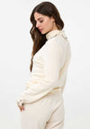 EsQualo Embellished Polo Neck Jumper, Beige