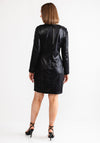 Eva Kayan Studded A-Line Dress, Black