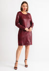 Eva Kayan Studded A-Line Dress, Wine