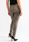 Eva Kayan Coated Mom Jeans, Silver