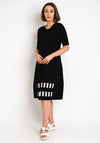 Ever Sassy Colour Block Hem Jersey Dress, Black