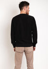 Farah Galli Twill Crew Neck Sweatshirt, Black