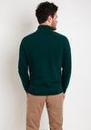 Farah Jim Quarter Zip Sweatshirt, Botanic Green