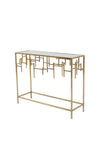 Fern Cottage Contemporary Console Table, Gold