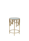 Fern Cottage Contemporary Side Table, Gold