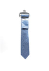 Fletcher’s Gallery Confetti Print Tie & Pocket Square Set, Blue