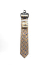 Fletcher’s Gallery Abstract Print Tie & Pocket Square Set, Yellow & Blue