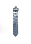 Fletcher’s Gallery Spring Floral Print Tie & Pocket Square Set, Blue & Yellow