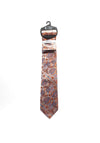 Fletcher’s Gallery Floral Paisley Print Tie & Pocket Square Set, Orange