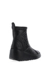 Fly London Zip Front Wedge Boots, Black