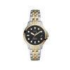 Fossil Two-Tone Ladies Quartz Watch, Gold & Silver