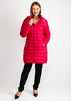 Frandsen Down Padded Hooded Coat, Pink