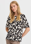 Fransa Savoy Leopard Print T Shirt, Multi