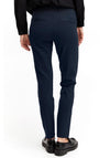 Fransa Tessa Knitted Slim Leg Trouser, Navy