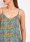 Fransa Floral Cami Top, Blue Multi