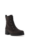 Gabor Suede Zip Detail Military Boots, Grey