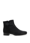 Gabor Buckle Detail Ankle Boots, Black