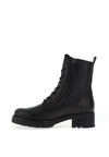 Gabor Zip Detail Military Boots, Black